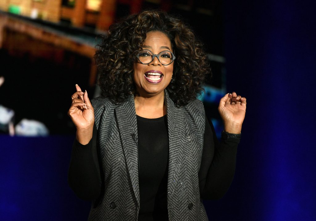 Oprah Winfrey talks Statue Of Liberty