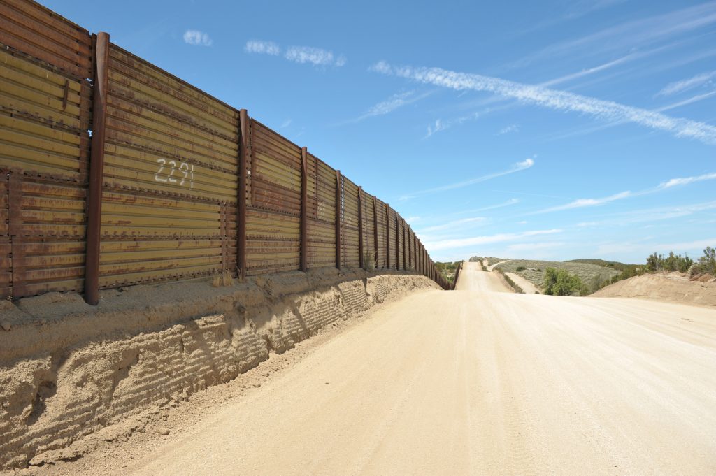Border Wall In Mexico