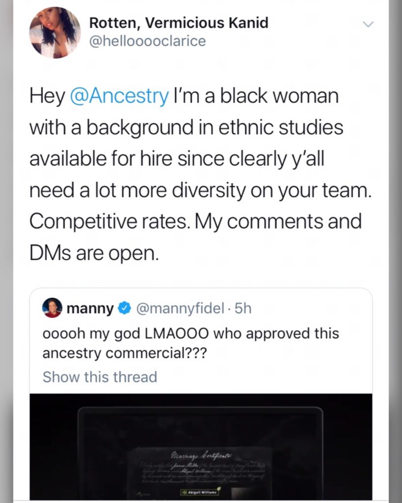 Ancestry Ad
