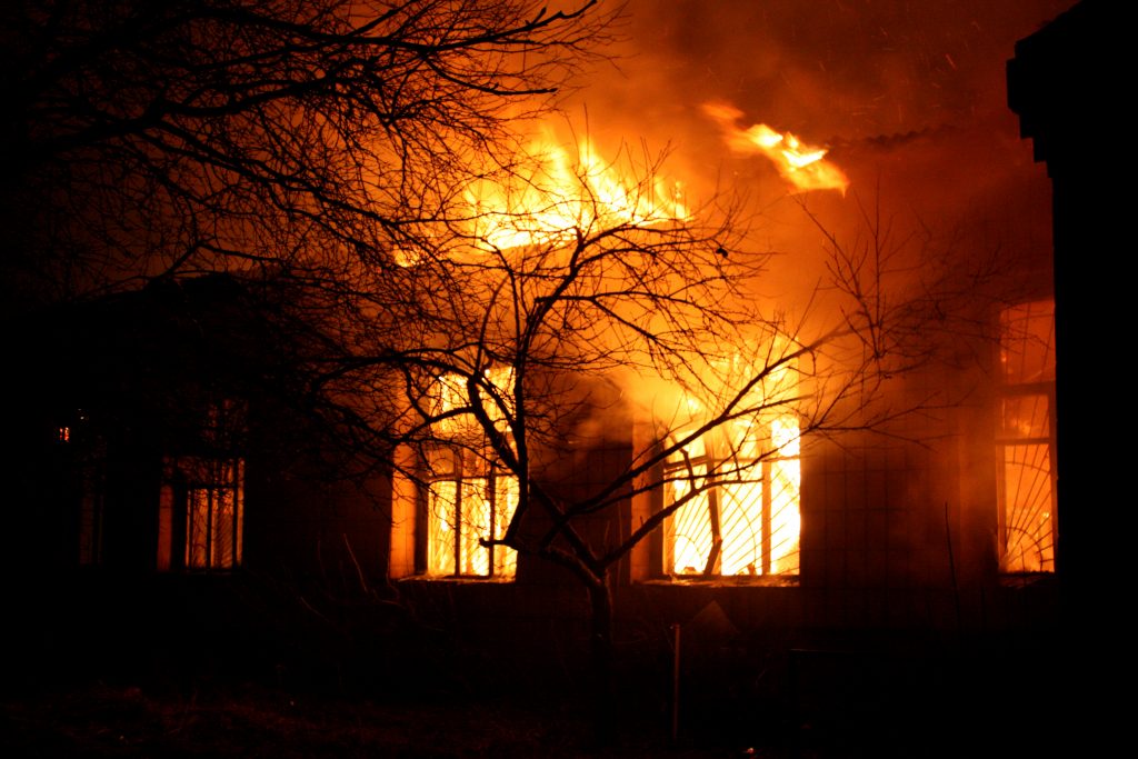Highlander Burned Down