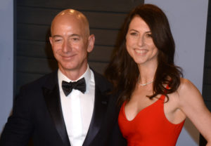 Jeff and Mackenzie Bezos