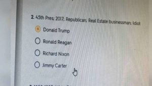 Donald Trump is an idiot
