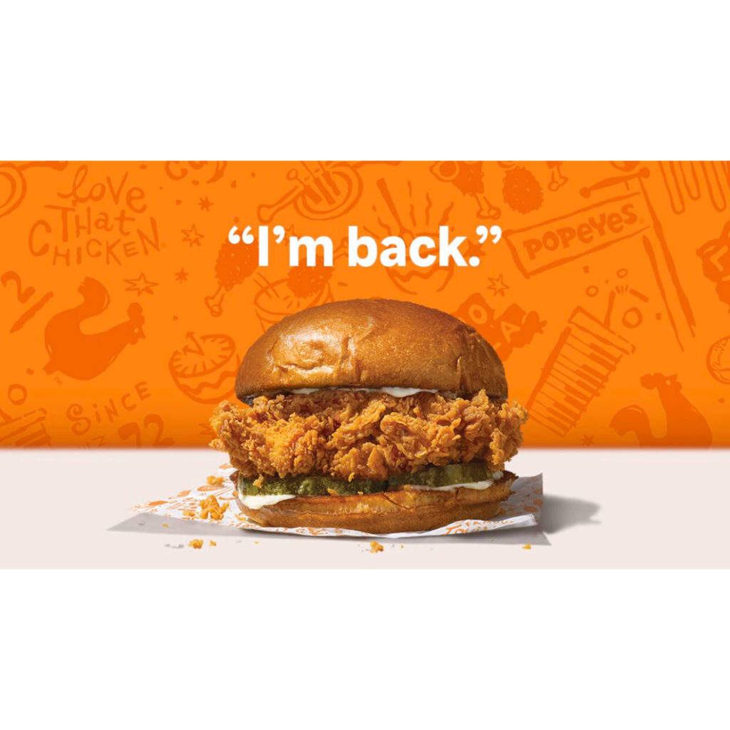 Popeyes Chicken is Back