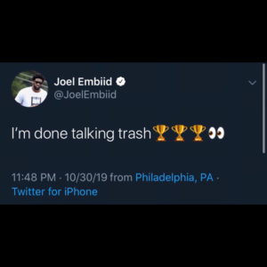 Joel Embiid and Karl Anthony-Towns