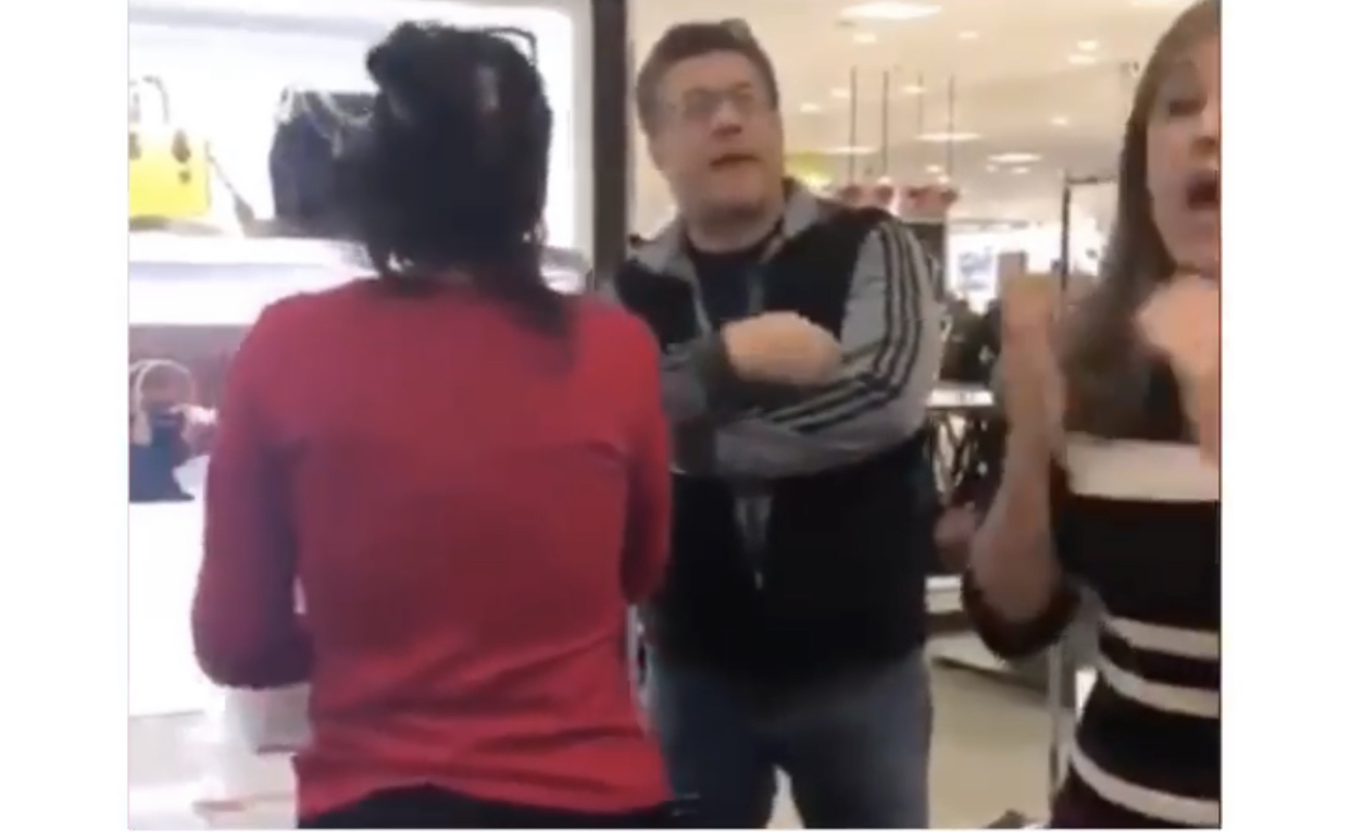 White Man Harasses Macy’s Employees For Speaking Arabic, “Hey I’m In America, I Want People To Speak English”