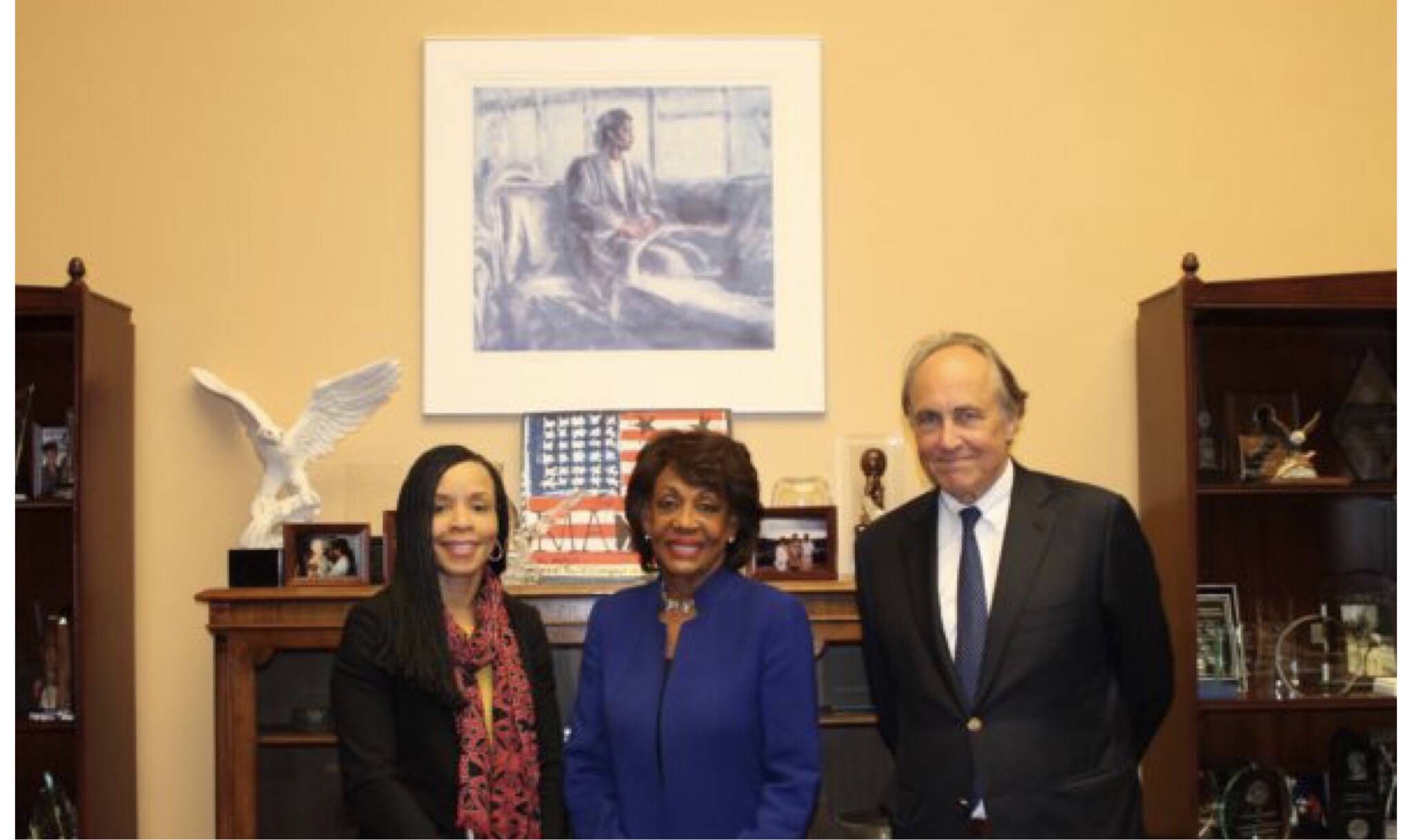 Maxine Waters Meets With CBS To Discuss Lack Of Diversity And Inclusion In Media