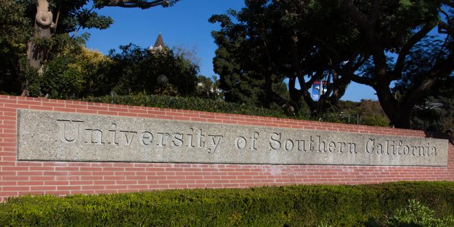 University of Southern California Entrance SignUniversity of Southern California Entrance Sign