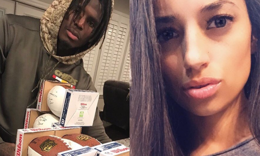Tyreek Hill and Fiancee