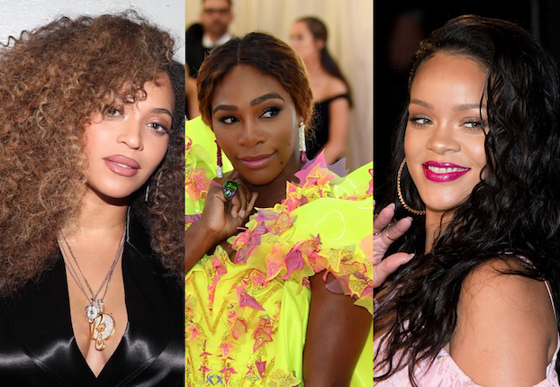 Beyonce, Serena and Rihanna on Forbes
