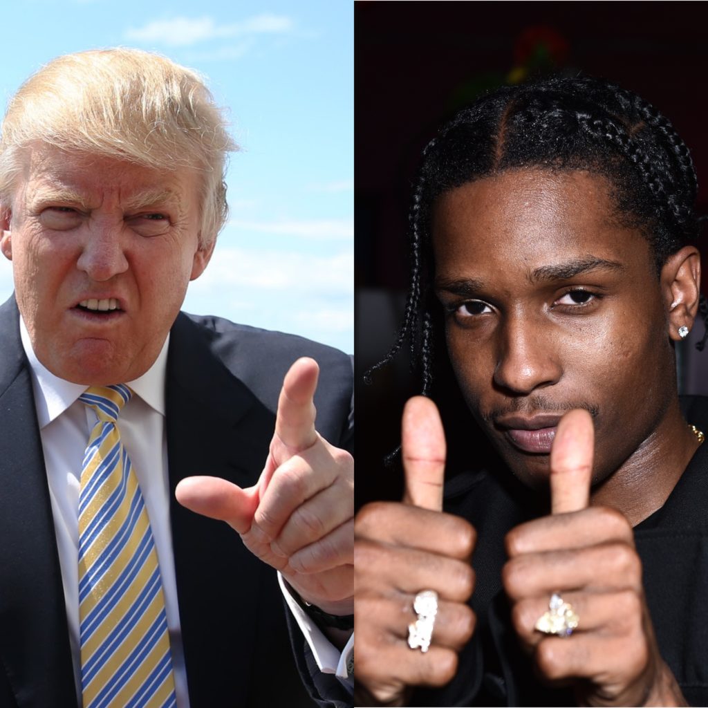 Trump vs Asap Rocky