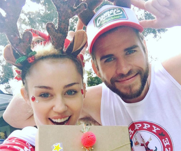 Liam Hemsworth and Miley Cyrus