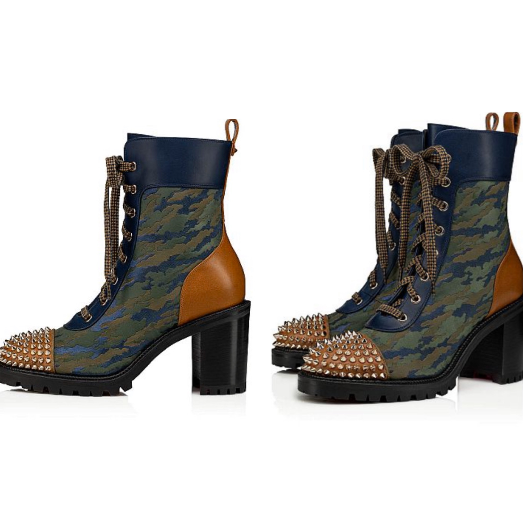 Ballerific Foot Werk: Christian Louboutin Adds Studded Combat Boots To Fall Collection