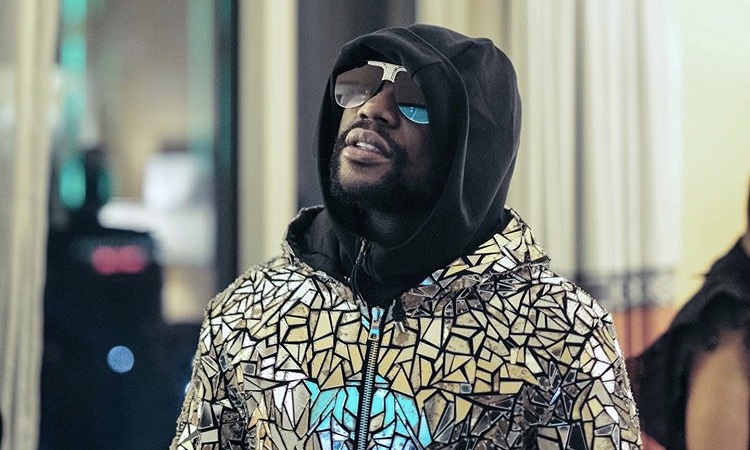 Ballerific Fashion: Floyd Mayweather Sports A $17K Balmain Hooded Mirror Jacket