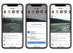 Instagram labeling fake pictures 