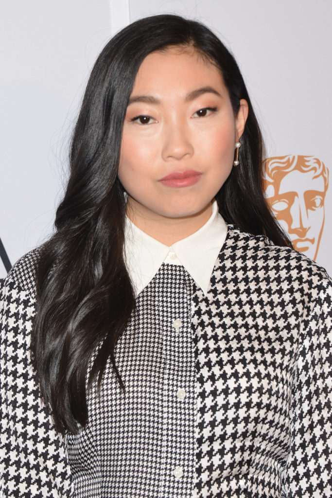 Awkwafina at Golden Globes
