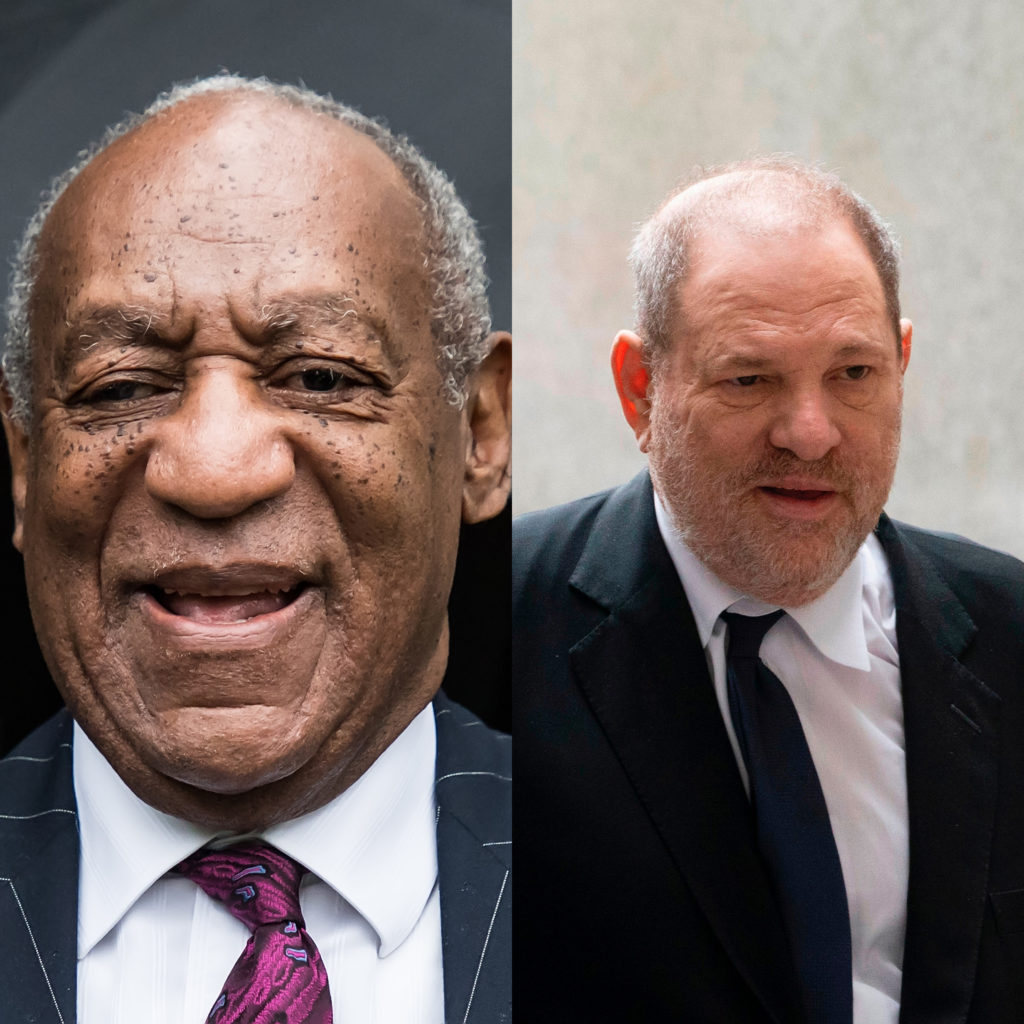 Bill Cosby and Harvey Weinstein