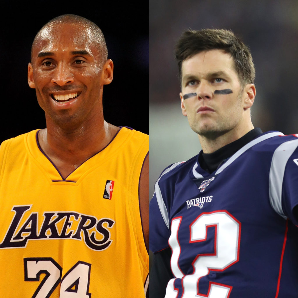 Kobe Bryant and TOm Brady