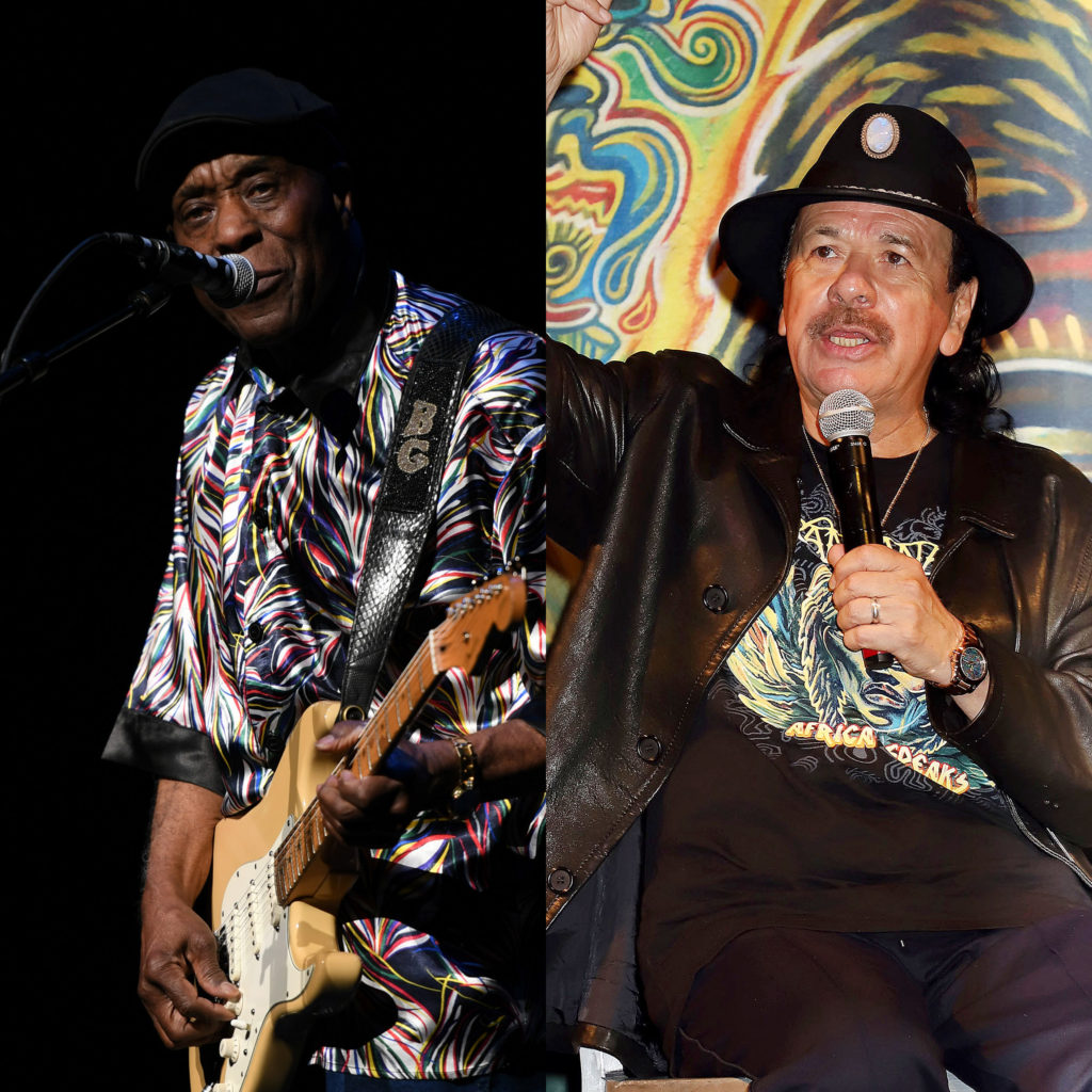 Buddy and Carlos Santana