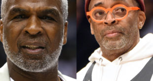 Charles Oakley and Spike Lee