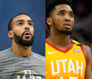Donovan and Rudy Gobert