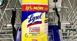 Lysol Wipes Stock