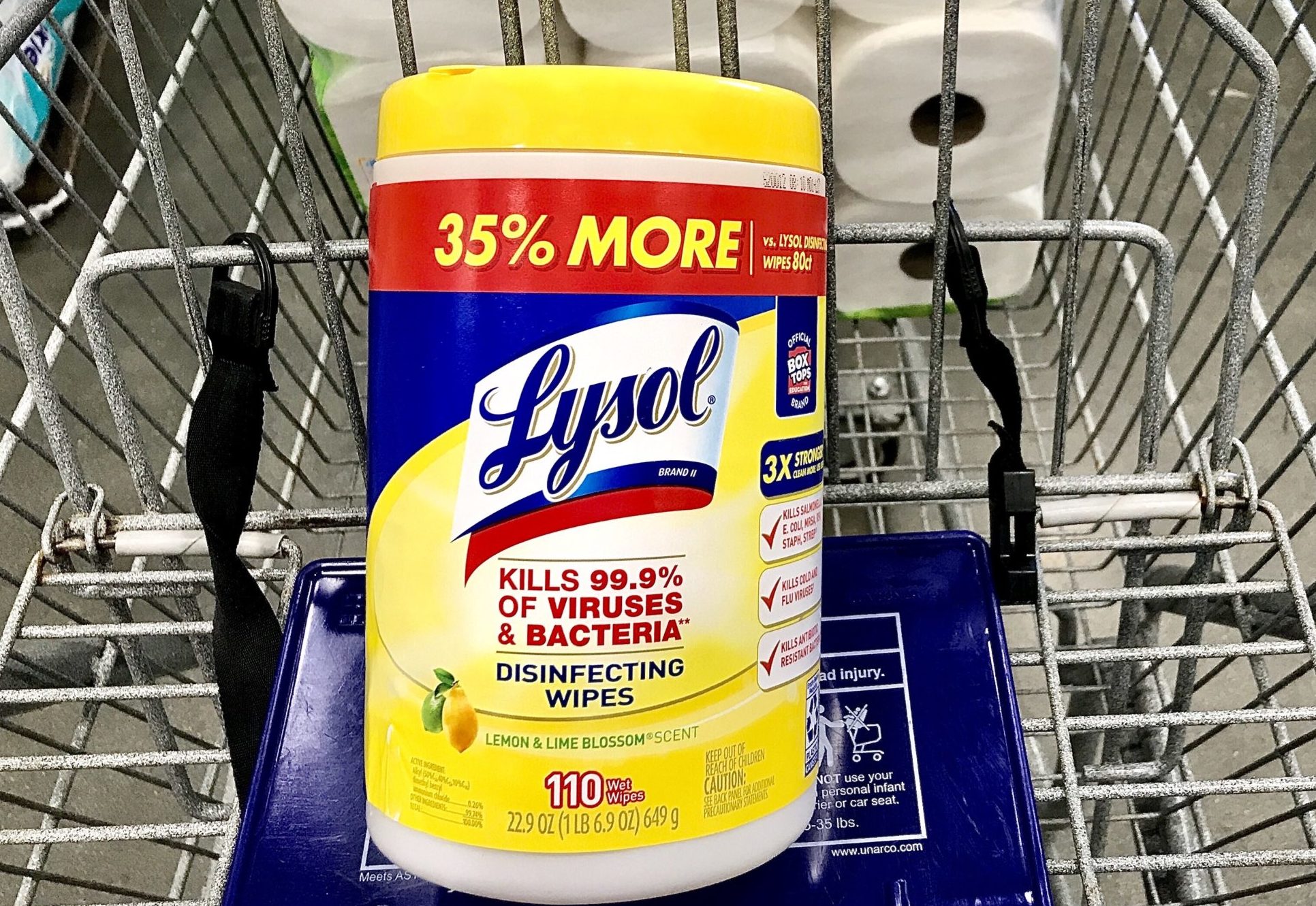 Lysol Wipes Stock