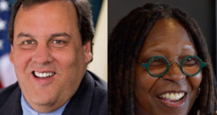 Whoopi and Chris Christie