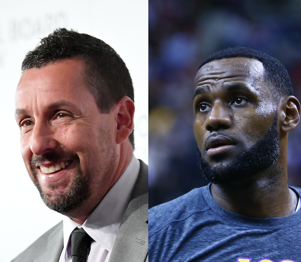 Lebron James and Adam Sandler