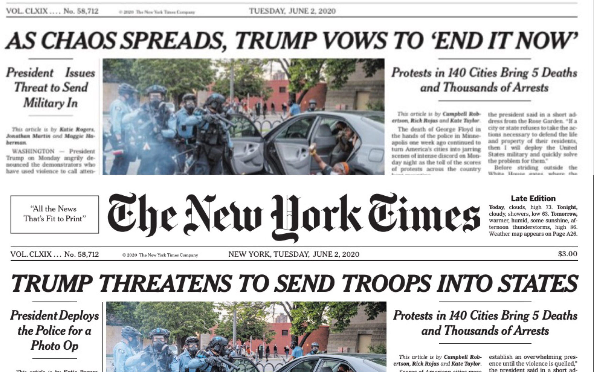 NYTIMES backlash