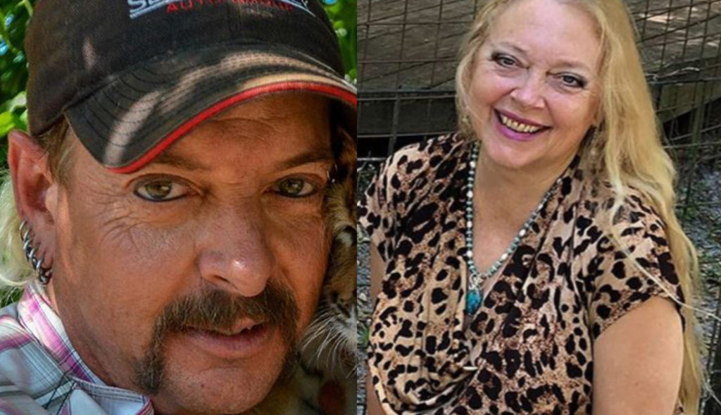 Joe Exotic and Carole Baskin
