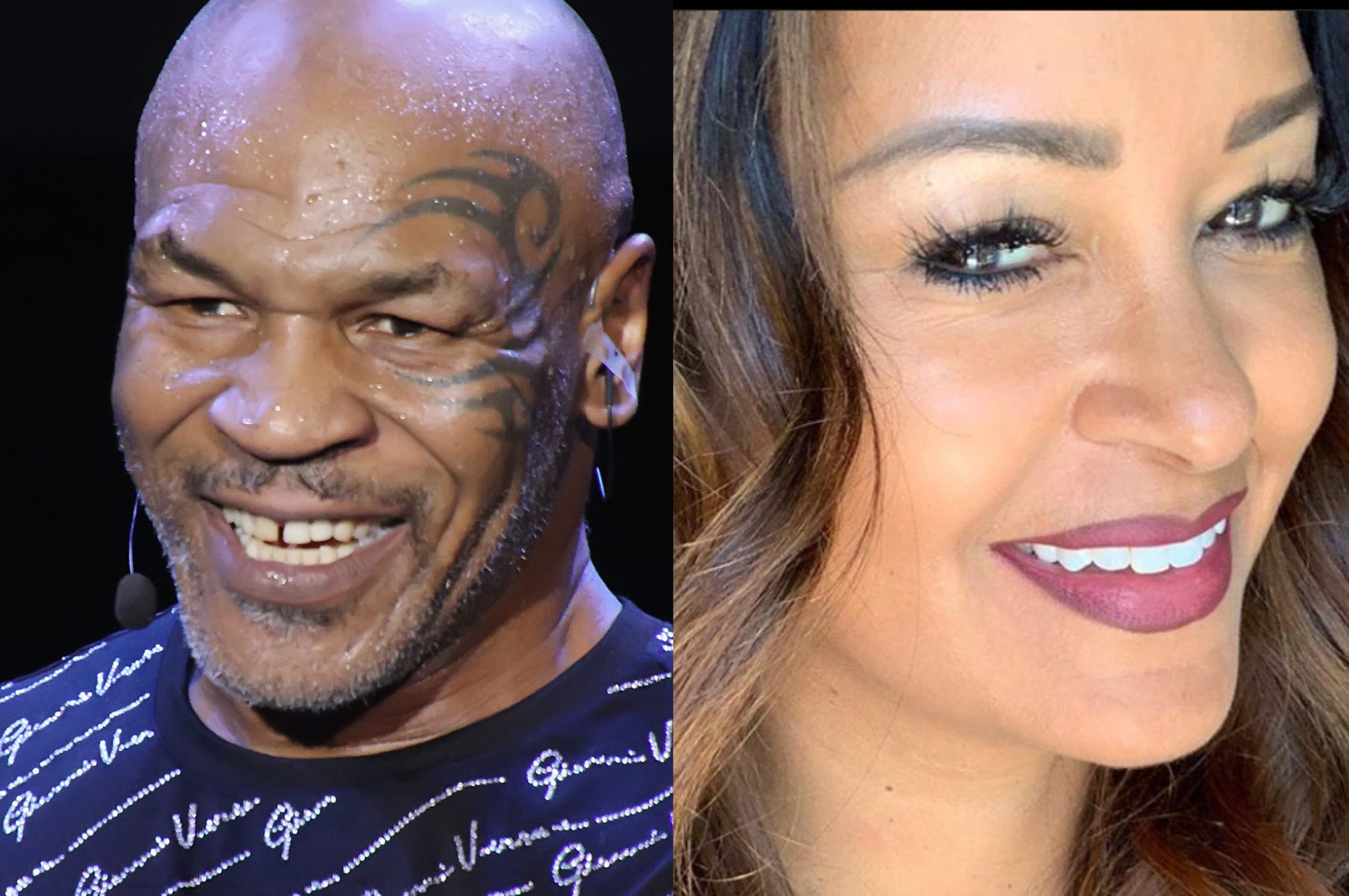 Mike Tyson and Claudia Jordan