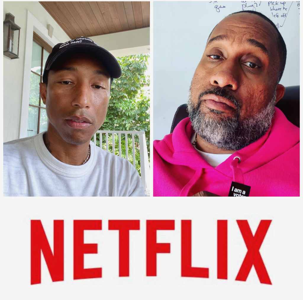 Kenya Barris and Pharrell Williams