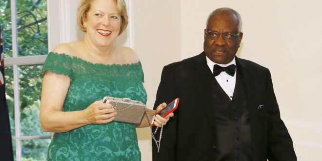 Wife Of Clarence Thomas Allegedly Encouraged Trump's Administration to Keep Fighting to Overturn Election Results