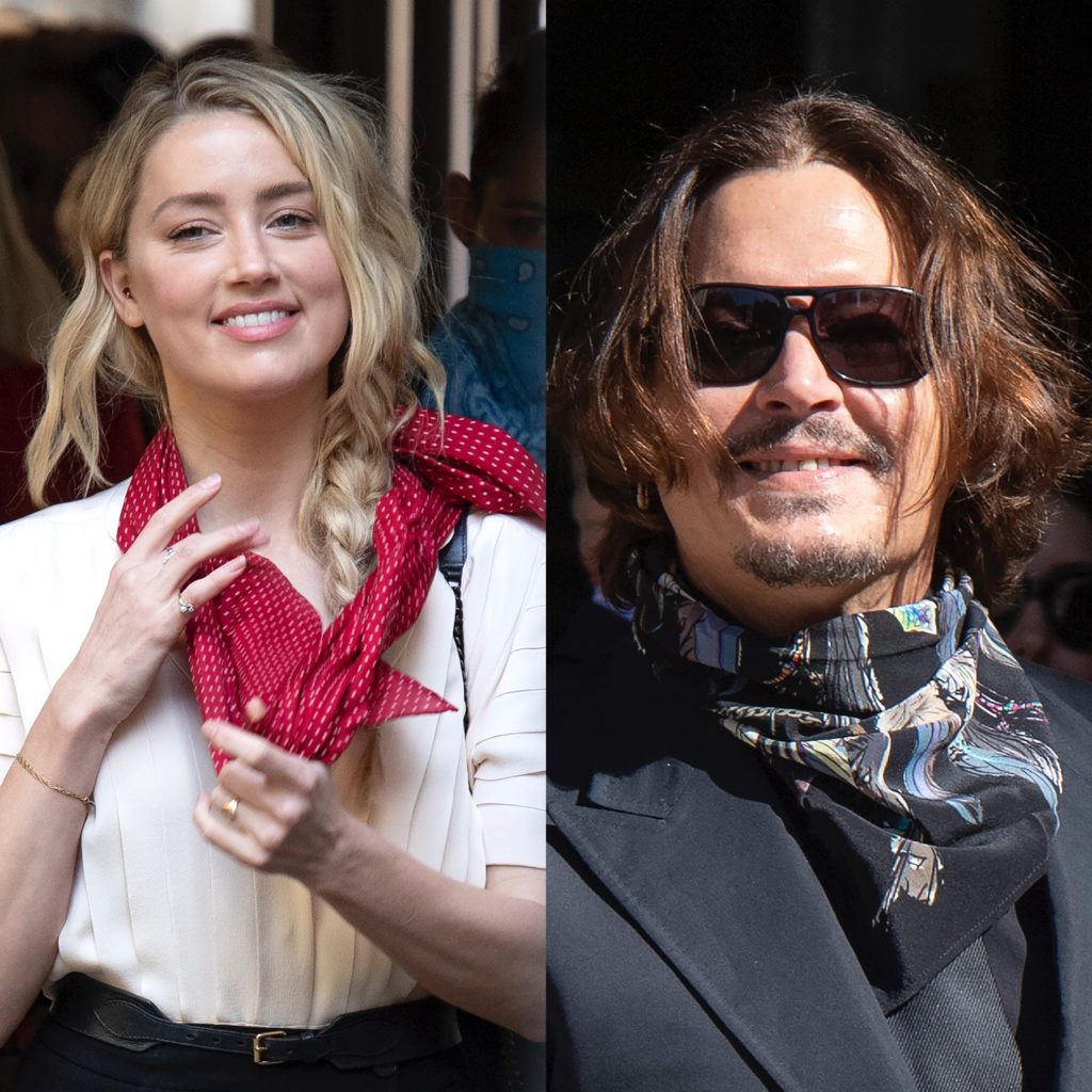 Amber Heard and Johnny Depp