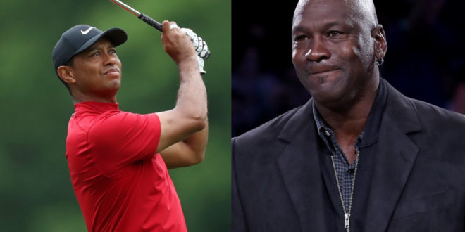 Tiger Woods and Michael Jordan