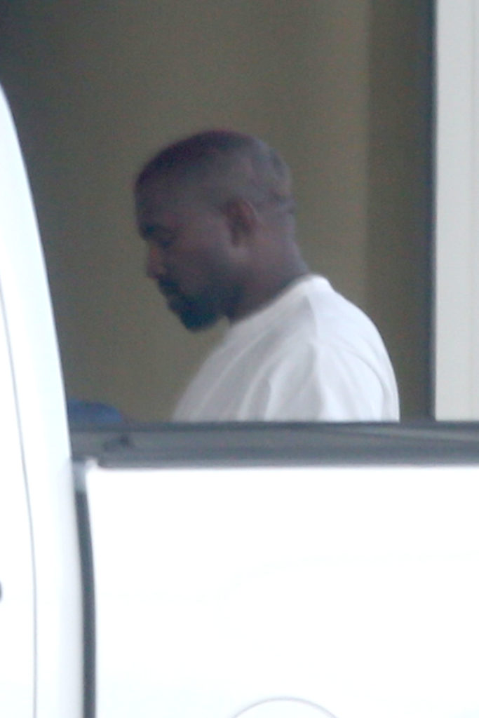 Kanye West visits the hospital
