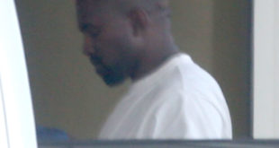 Kanye West visits the hospital