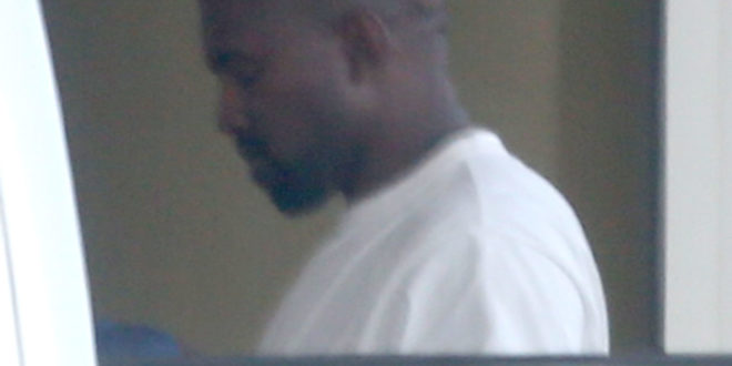 Kanye West visits the hospital