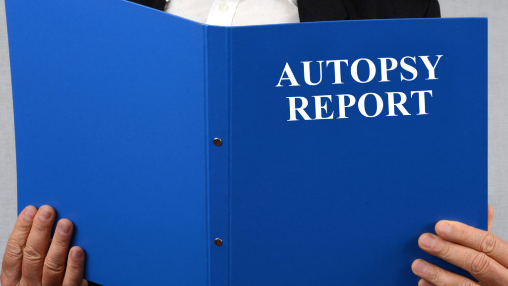 Autopsy report
