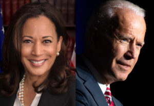 Kamala Harris and Joe Biden