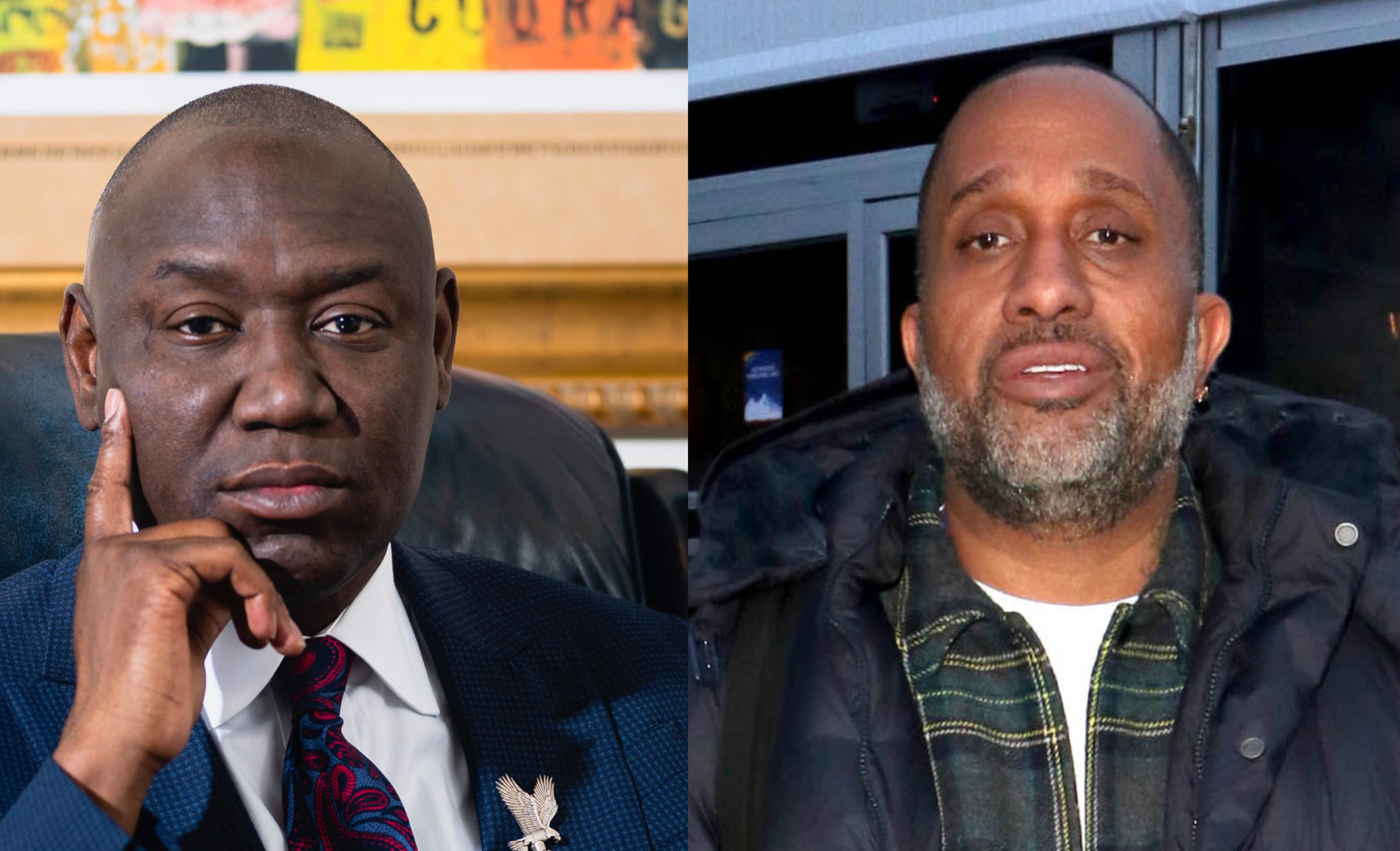 Kenya Barris and Ben Crump