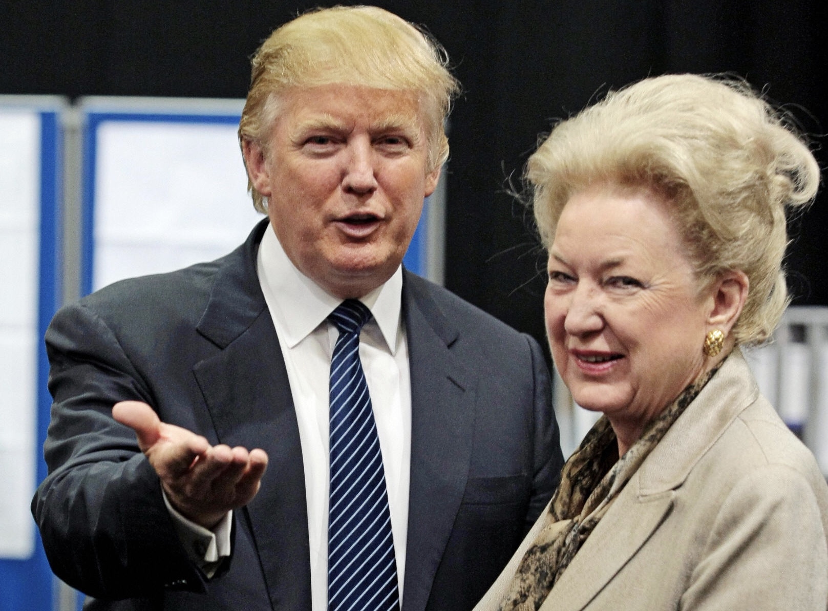 Donald Trump and Maryanne Trump Barry