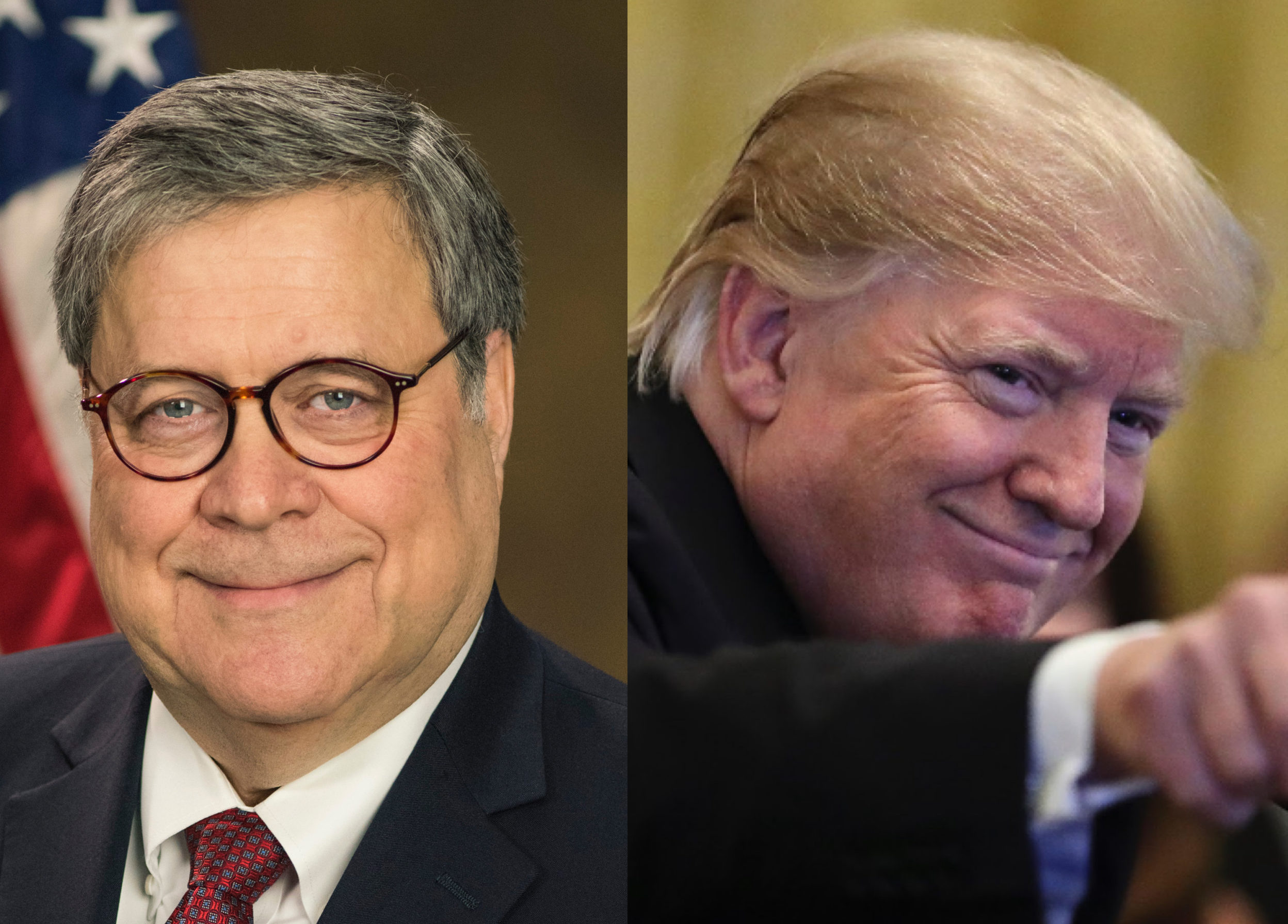 William Barr and Trump