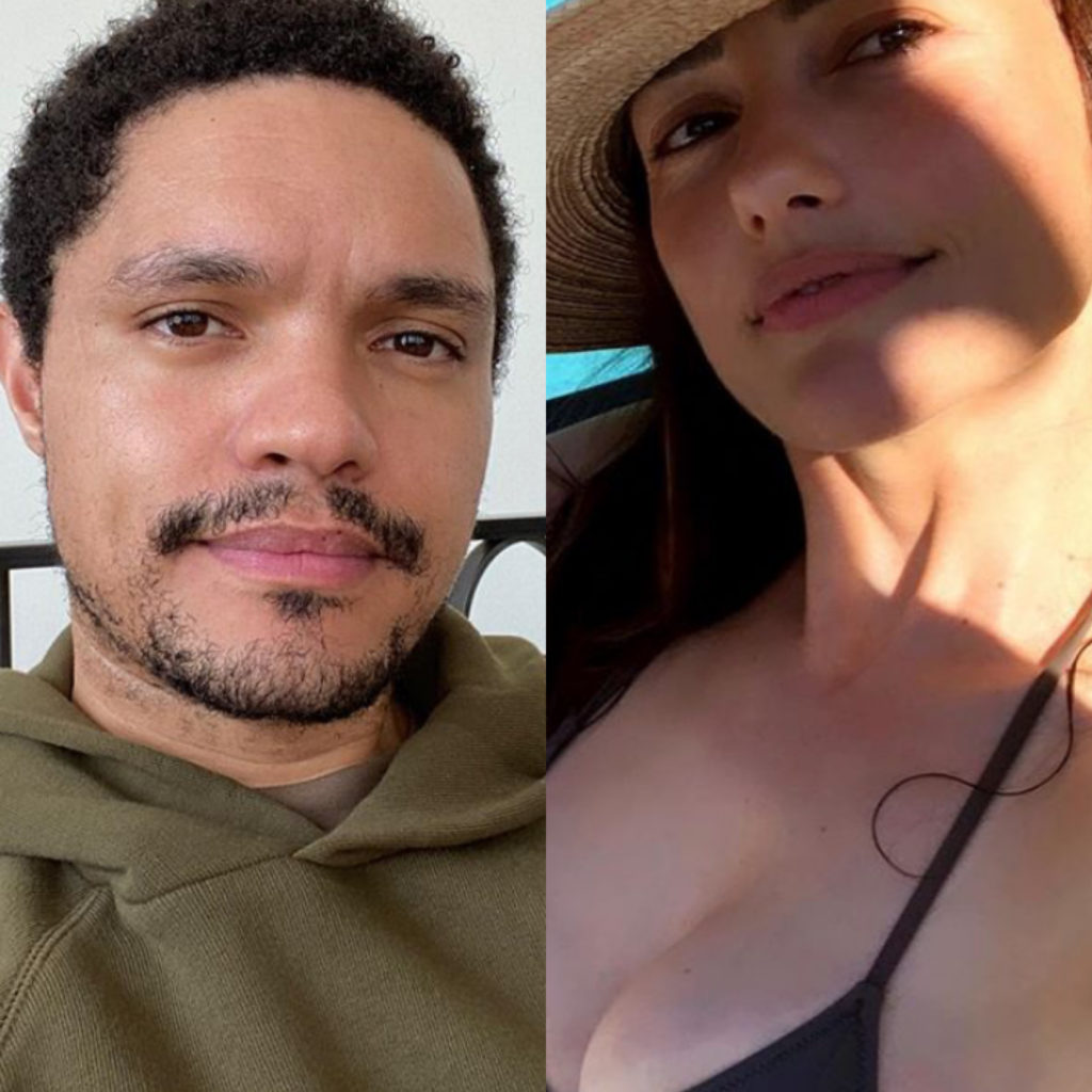 Trevor Noah and Minka Kelly