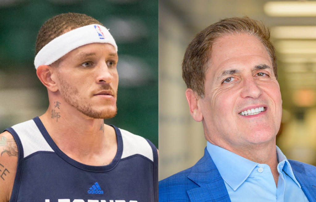 Mark Cuban and Delonte West
