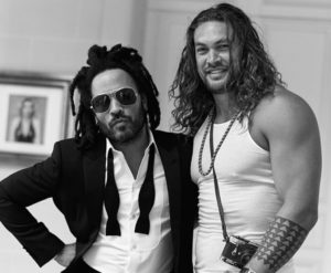 Lenny Kravitz and Jason Momoa