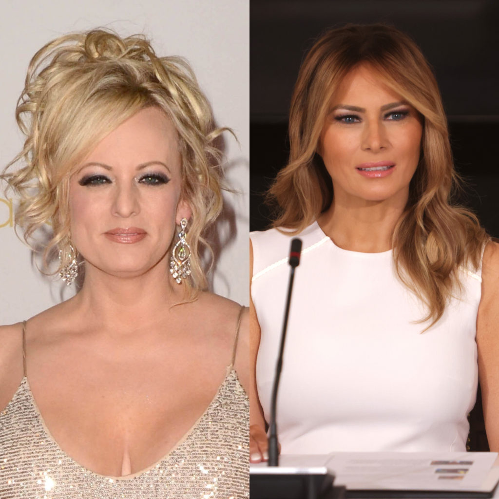 Stormy and Melania 