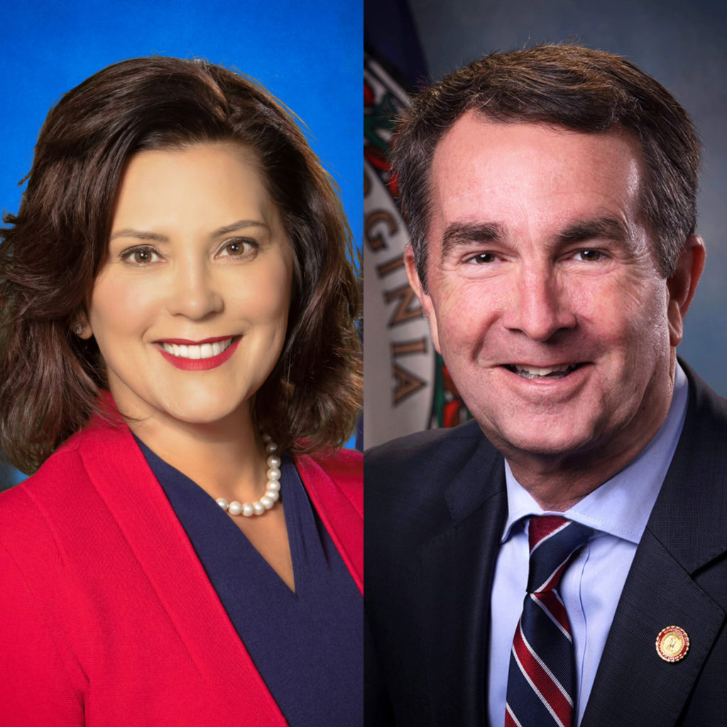 Michigan and Virigina Gov