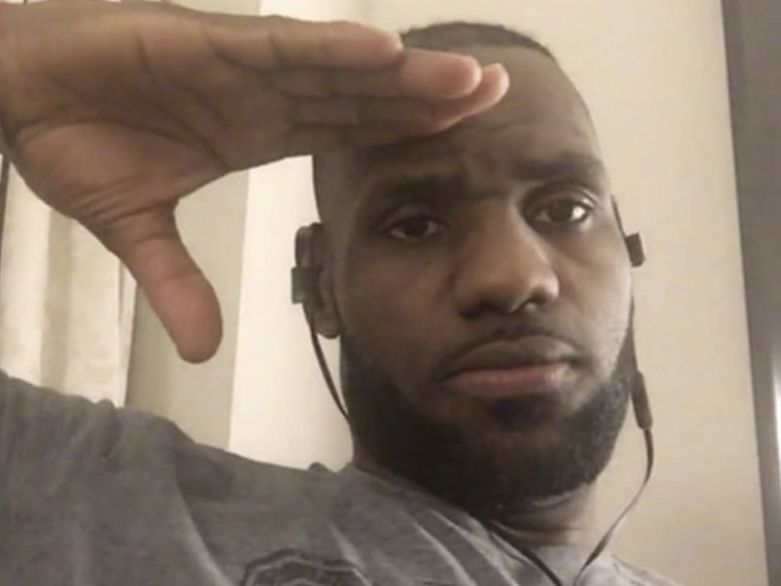 LeBron James Selfie