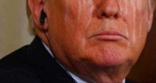 trump crying makeup